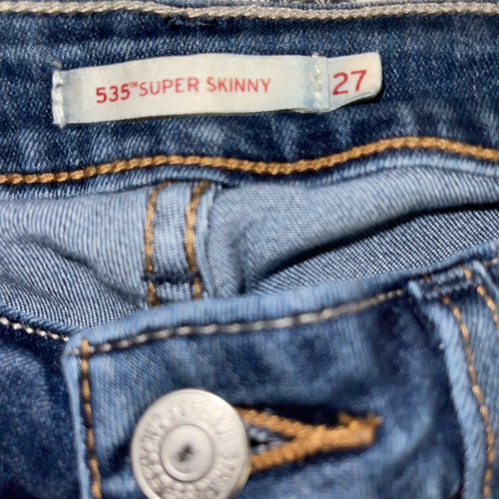 Levi’s Skinny Jeans Size 27 - Picture 2 of 2
